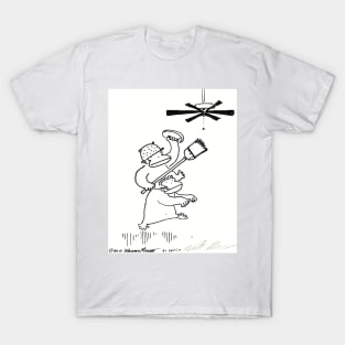 Quixotic Apes Tilt at Ceiling Fan T-Shirt